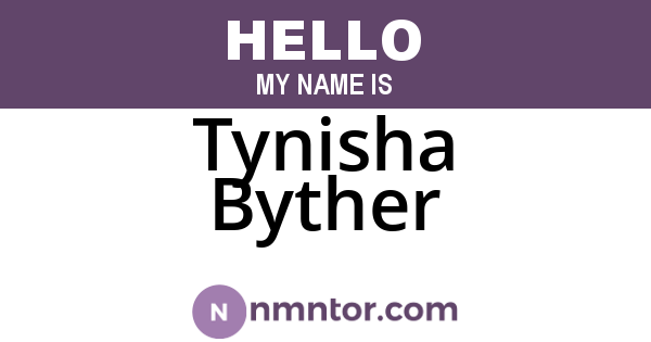 Tynisha Byther