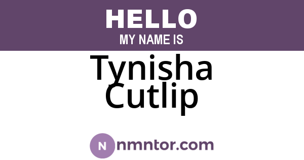 Tynisha Cutlip