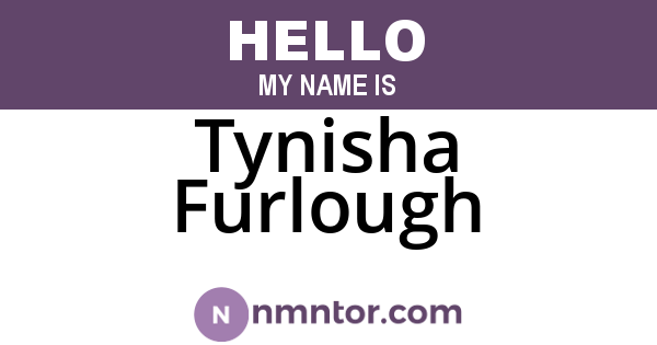 Tynisha Furlough