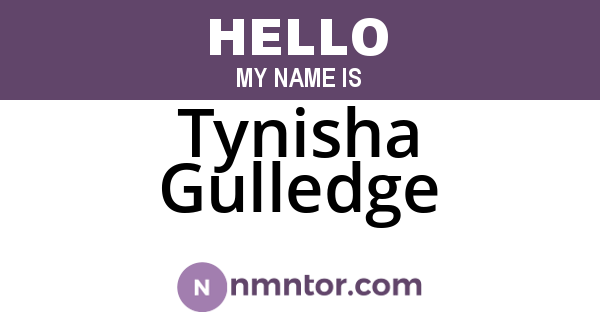 Tynisha Gulledge