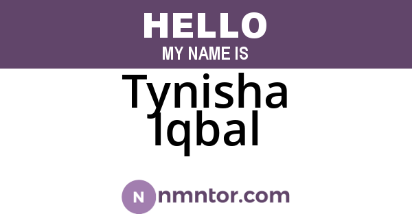 Tynisha Iqbal