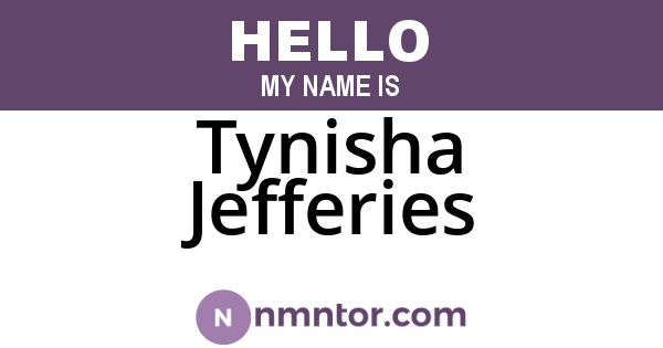 Tynisha Jefferies