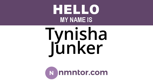 Tynisha Junker