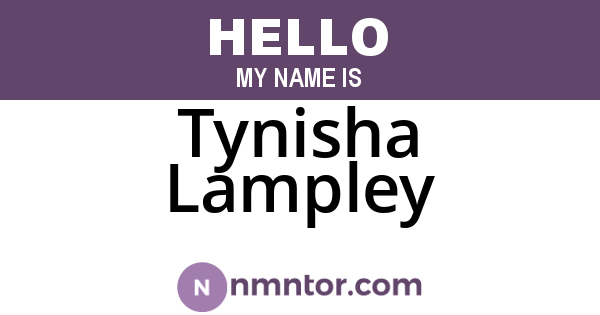 Tynisha Lampley