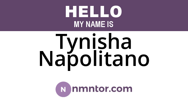 Tynisha Napolitano