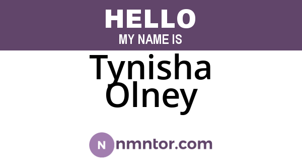 Tynisha Olney