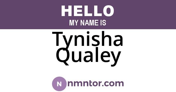 Tynisha Qualey