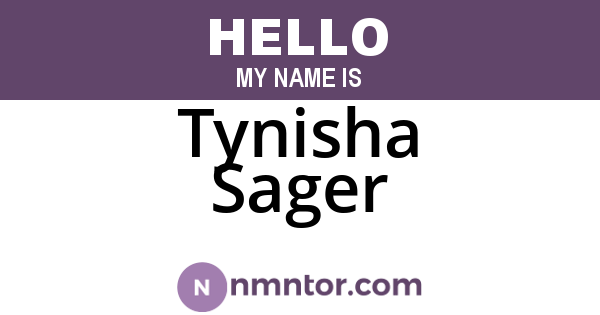 Tynisha Sager