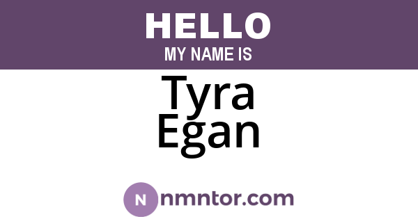 Tyra Egan