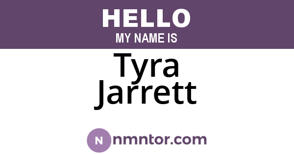 Tyra Jarrett