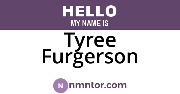 Tyree Furgerson