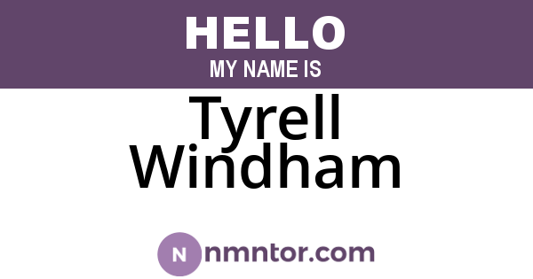 Tyrell Windham