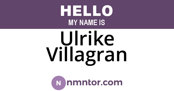 Ulrike Villagran