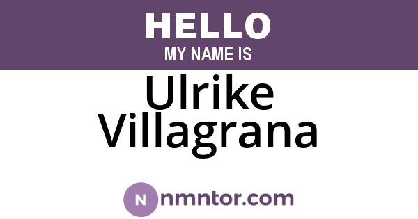 Ulrike Villagrana