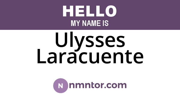 Ulysses Laracuente