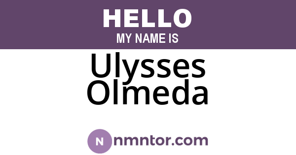 Ulysses Olmeda