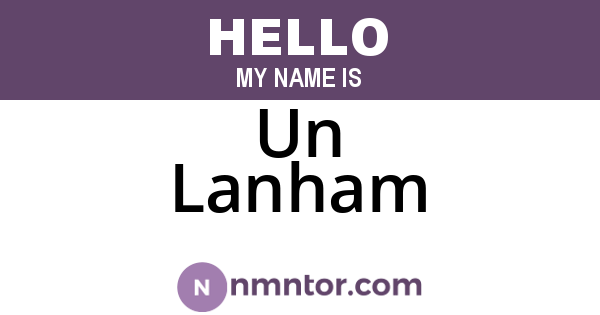 Un Lanham