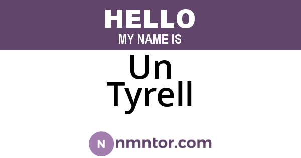 Un Tyrell