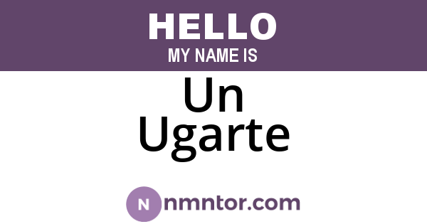 Un Ugarte