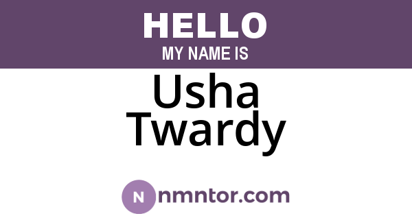 Usha Twardy