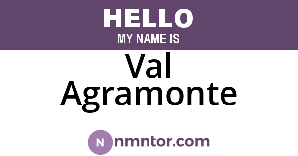 Val Agramonte