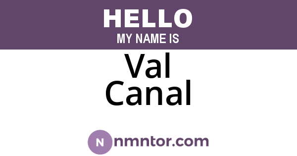 Val Canal