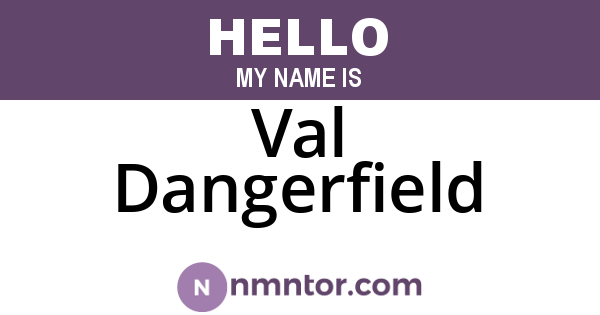 Val Dangerfield