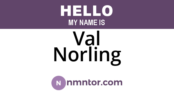 Val Norling