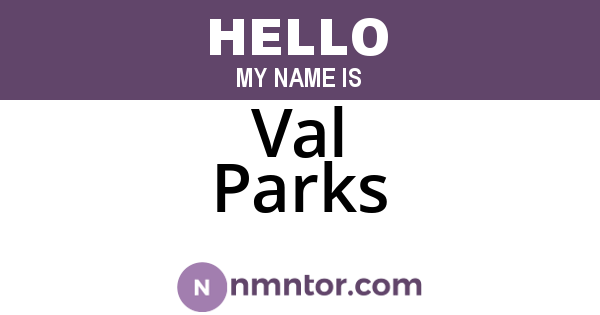 Val Parks