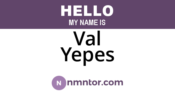Val Yepes