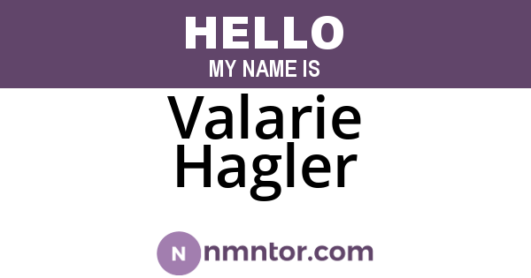 Valarie Hagler