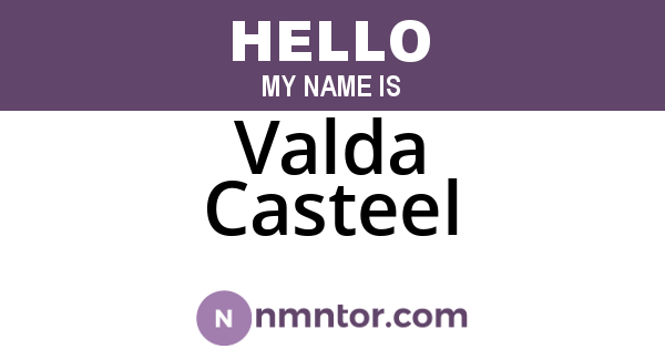 Valda Casteel