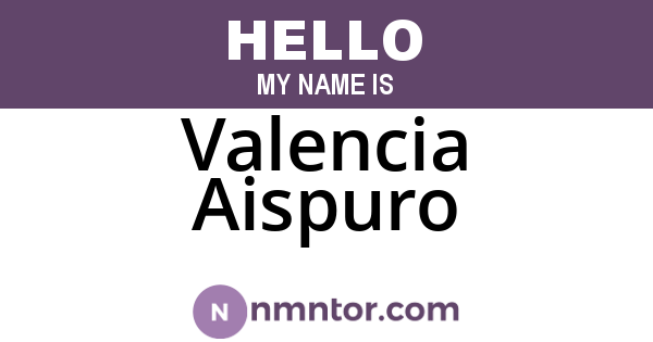 Valencia Aispuro