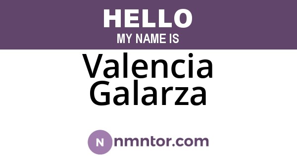 Valencia Galarza