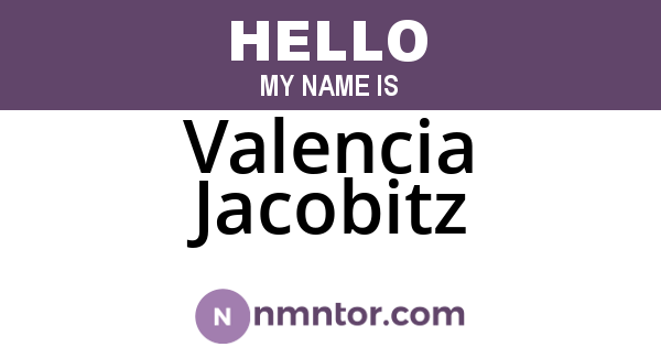 Valencia Jacobitz