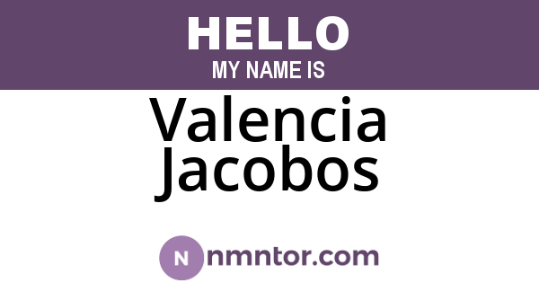 Valencia Jacobos