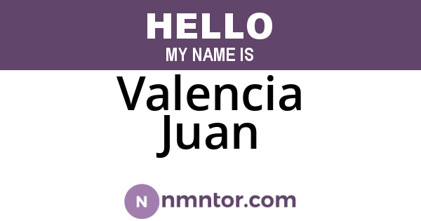 Valencia Juan