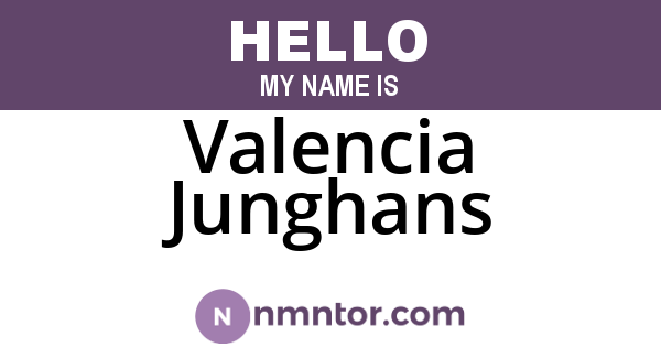 Valencia Junghans