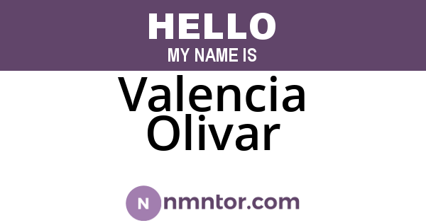 Valencia Olivar