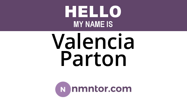 Valencia Parton