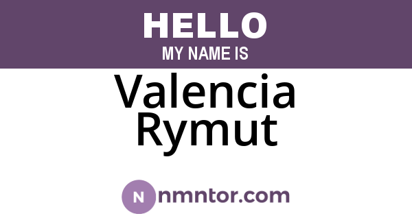 Valencia Rymut