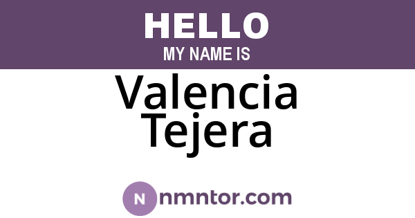 Valencia Tejera
