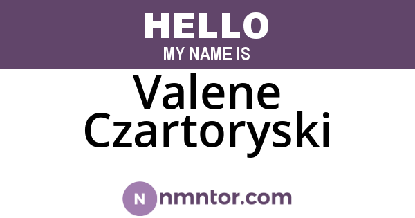 Valene Czartoryski
