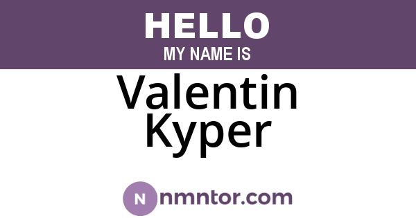 Valentin Kyper