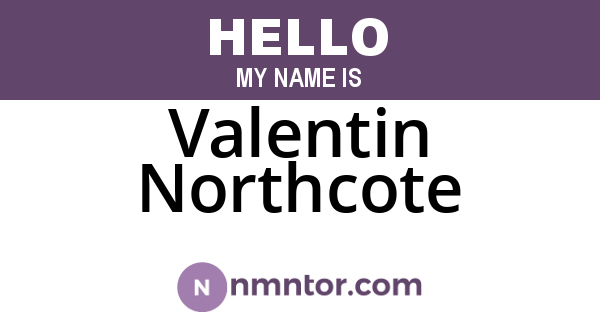 Valentin Northcote