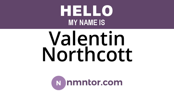 Valentin Northcott