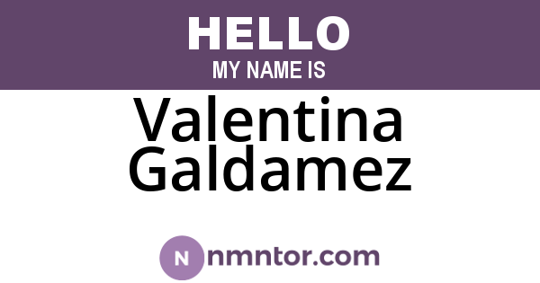 Valentina Galdamez