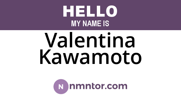Valentina Kawamoto