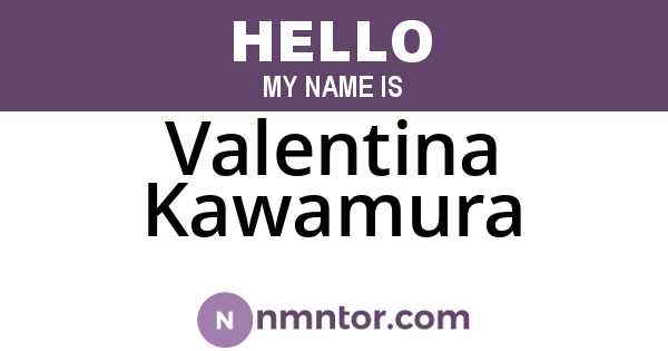 Valentina Kawamura