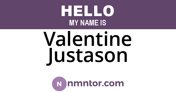 Valentine Justason